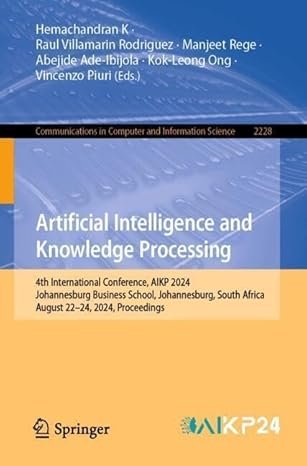 Artificial Intelligence and Knowledge Processing: Third International Conference