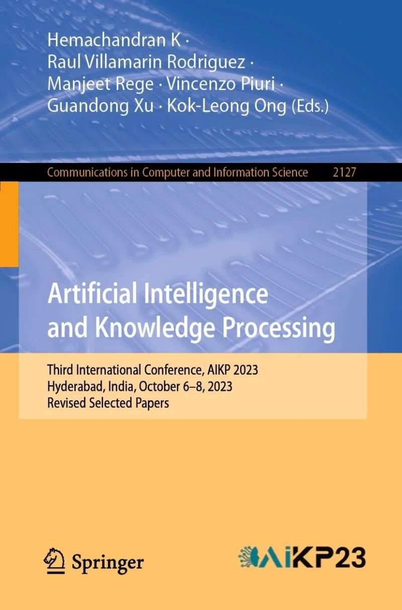 Artificial Intelligence and Knowledge Processing: Third International Conference